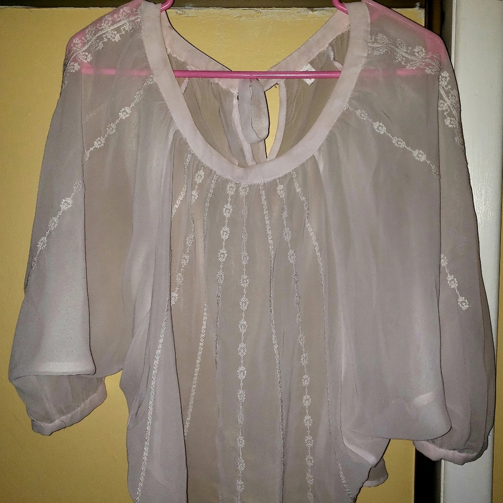 Sheer, Elegant Top